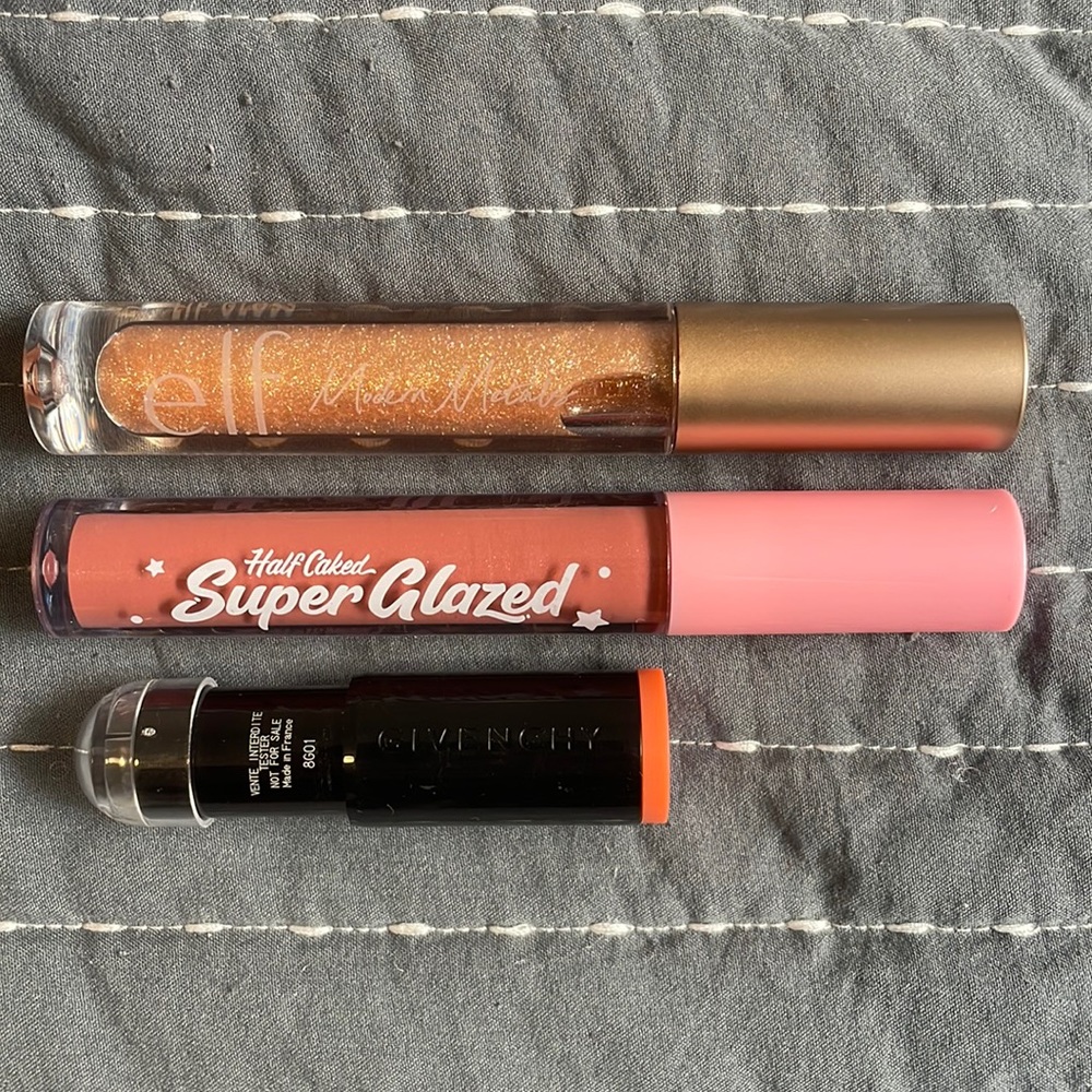 3 Lip Glosses/Lip Balms